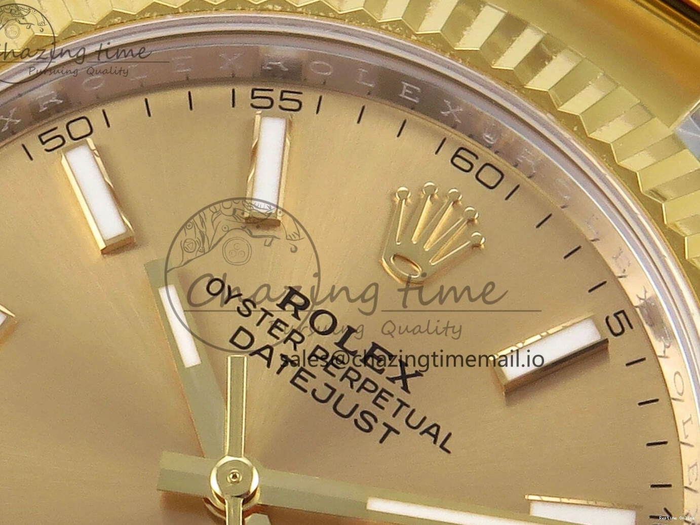 0110 Breathable DateJust 41 SS YG ARF 1:1 Best Edition 904L Steel YG Stick Dial on Oyster Bracelet SH 1260